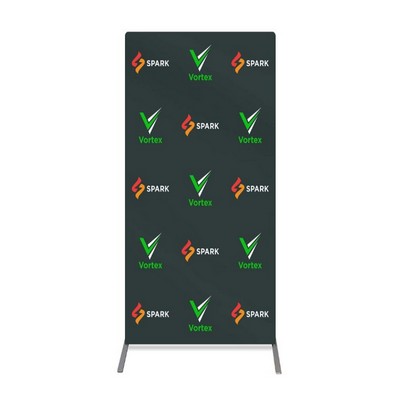 4' x 8' Economy Step and Repeat Banner Stand (Graphic only)