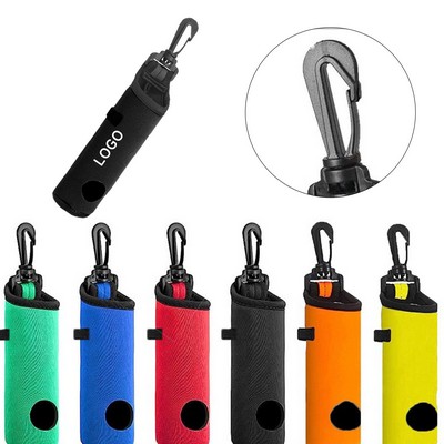 Portable Golf Ball Bag with Tee Holder