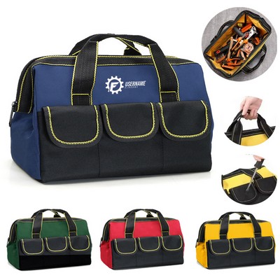 Heavy Duty Tool Bag Wide Mouth Tote