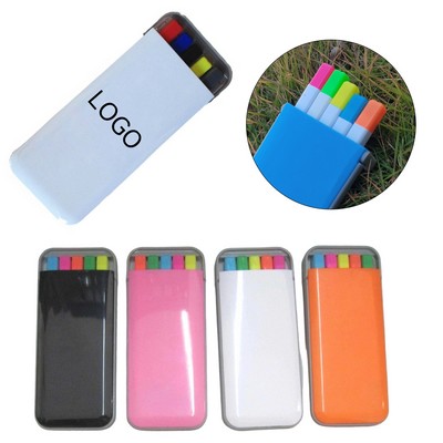 Portable 5-In-1 Highlighter Set