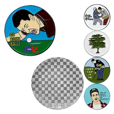 Custom Nickel Plated Golf Ball Marker