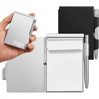 Aluminum Pocket Notebook Note Case