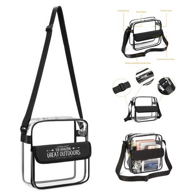 Clear Messenger Shoulder Bag