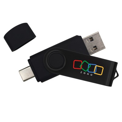 iClick Scottsdale Flash Drive 3.0 Type A & C-OS-SWBLK