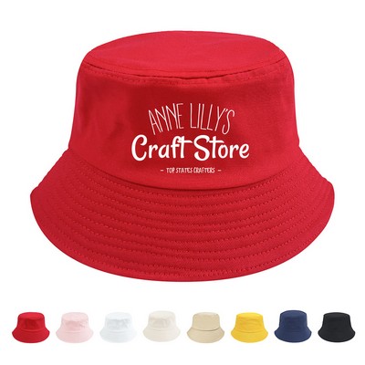 Casual Cotton Bucket Hat