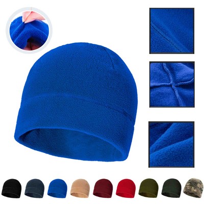 Slouchy Beanie For Women Men Soft Hat Double Layer Windproof Skull Cap