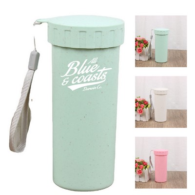 13oz Wheat Straw Water Bottle