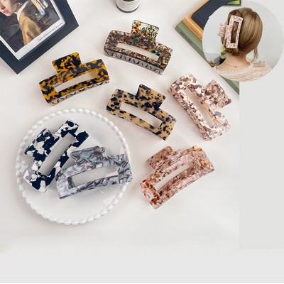 5.12" Acetic Extra Large Hair Claw Clips For Thick Hair And Long Hair