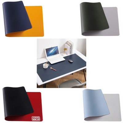 Large Office PU Leather Mouse Pad