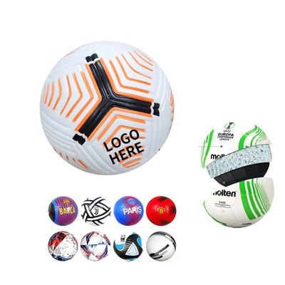 Deluxe Colorful Size 5 PU Soccer Ball