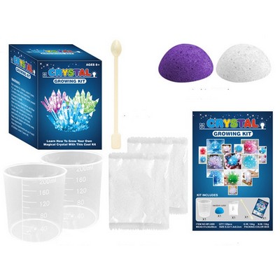 Magic Crystal Growing Lab STEM Science Experiment Kit for Kids Educational DIY Crystal Planting