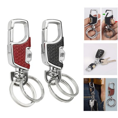 Stainless Heavy Duty Car Keychain&Key Holder