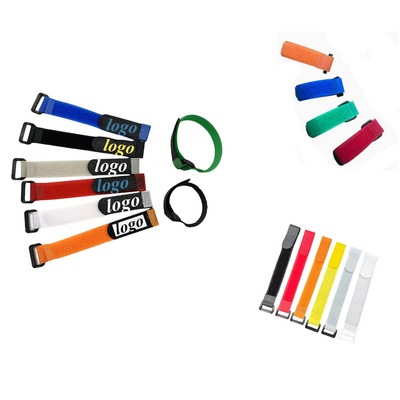 Reusable Hook And Loop Nylon Cable Tie