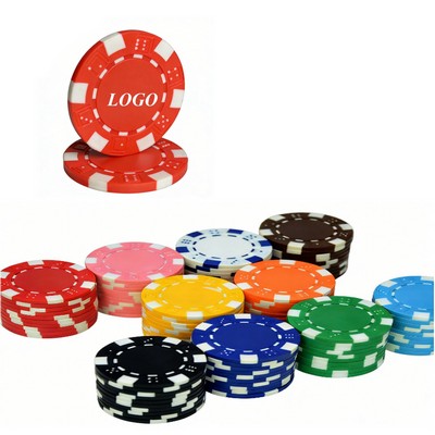 Blank Round Abs Poker Chip
