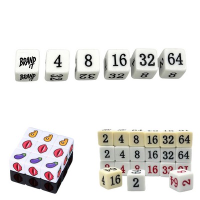 0.6" Custom Right Angle Game Dice