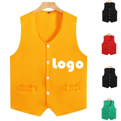 2 Pockets Uniform Volunteer Vest