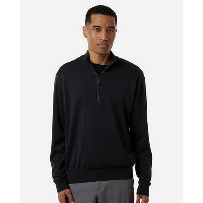 Devon & Jones Men's New Classics Quarter-Zip Sweater - DG446