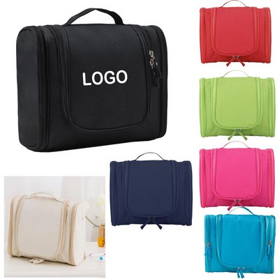 Travel-Friendly Double-Compartment Toiletry Bag