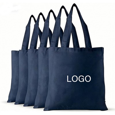 Custom Washed Soft Denim Cotton Tote Bag With Gusset