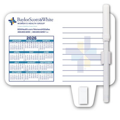 Calendar / Memo Magnet with Clip