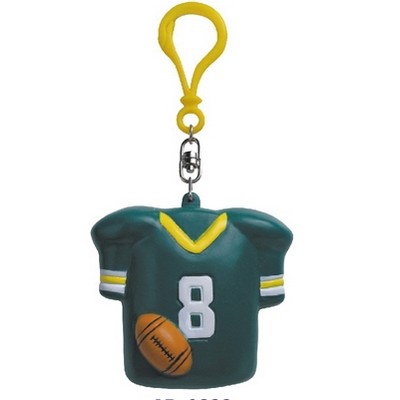 Rubber Football Coin Purse w/ Key Chain