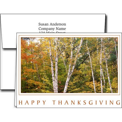 Thanksgiving Greeting Cards w/Imprinted Envelopes