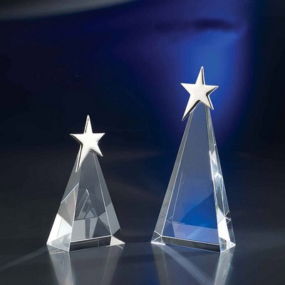 9 1/2" Show Time Crystal Star Award