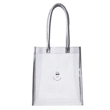 Clear Glitter Tote Bag