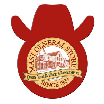 Cowboy Paper Window Sign (Approximately 8"x8")