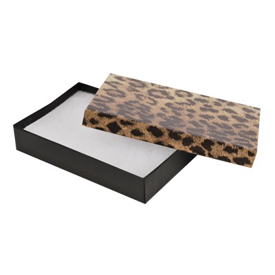 Leopard Animal Print Jewelry Box (5 7/16"x 3 1/2" x 1")