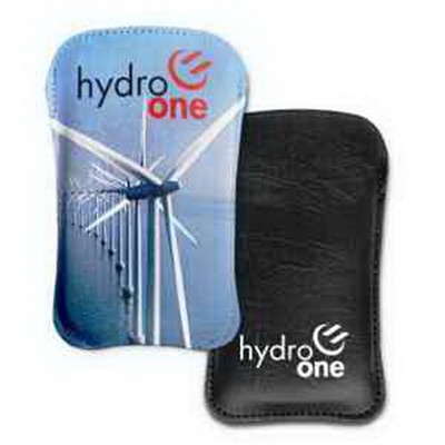 Large Leatherette & Poly Rubber Cellphone Slip-In Case