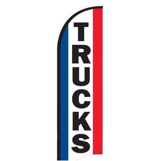 11' Street Talker Replacement Feather Flag (Trucks)
