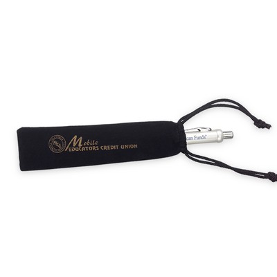 Velvet Drawstring Pen Pouch