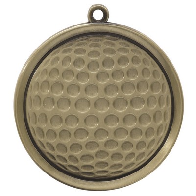 Golf Mega Medal - 2-1/4"