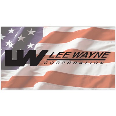 USA Made Premium UV Window Micro-Suction Cling Decal (2.5"x 4.5") Rectangle