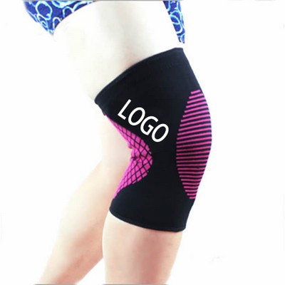Pink/Black Knee Support Pads for Sports