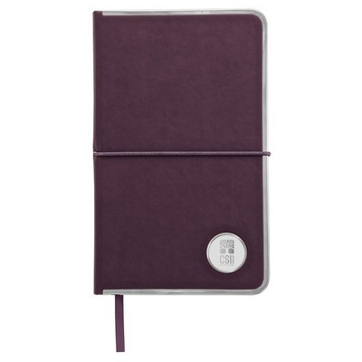 Journal Purple W/ D3 Silver Medallion