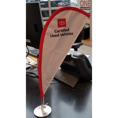 Advertising Flag – Table Feather Flag Straight 5.5"x18"