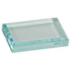 4" x 2 1/2" Jade Acrylic Paperweight Award