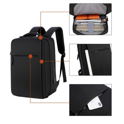 Business Travel Durable Backpack Water-Resisting