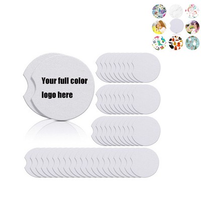 2.5" Neoprene Car Cup Holder Inserts