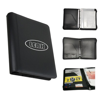 Detachable leather folder