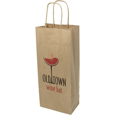 Full Color Kraft Paper Bag Shoppers