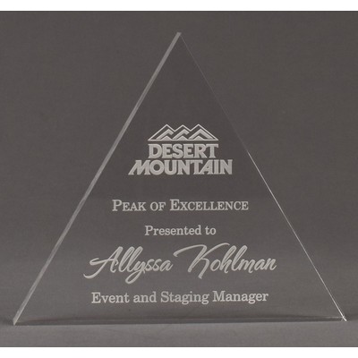 Acrylic Triangle Award - Blank (6"x3/4")