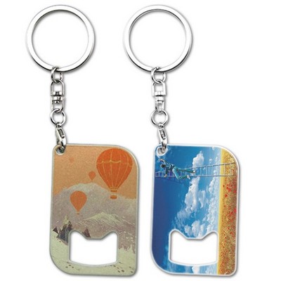 Style 1 Full Color Bottle Opener Keychain