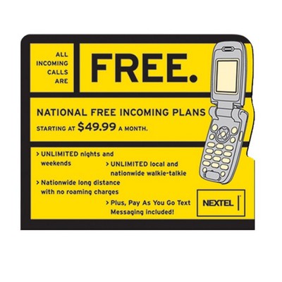 2.5"X3" Cell Phone Stock Shape Vinyl Magnet - 30mil