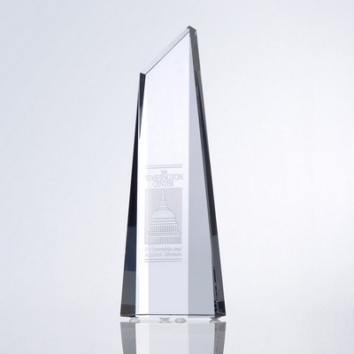 Polygon Obelisk Award (9"X 3 1/8"X 2")