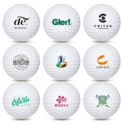 6.3CM Soft PU Foam Sponge Golf Ball Stress Ball
