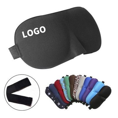 3D High Density Blackout Polyester Eye Mask