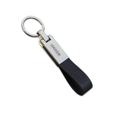 Leather Strap Keyring Keychain